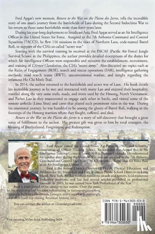 Apgar, Fred M. - Return to the War on the Plaine des Jarres