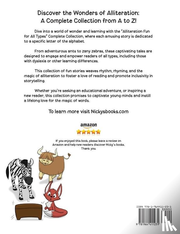 Gaymer-Jones, Nicky - Xavier the Fox with his Yak and Zebra Friends