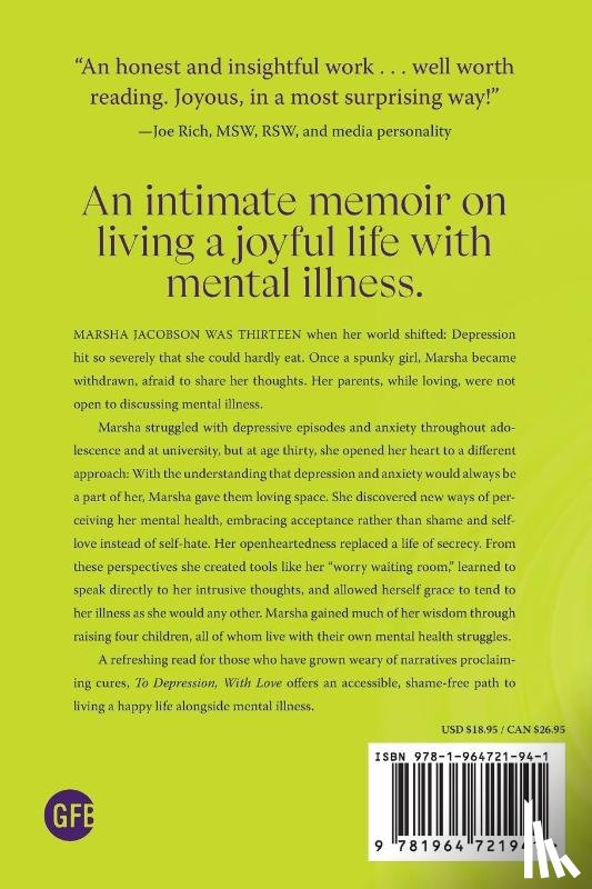 Jacobson, Marsha - To Depression, With Love