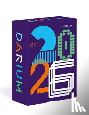 Harmsen, Lars - Typodarium 2026: A 365 Day Type Calendar with a Fresh Font for Every Day