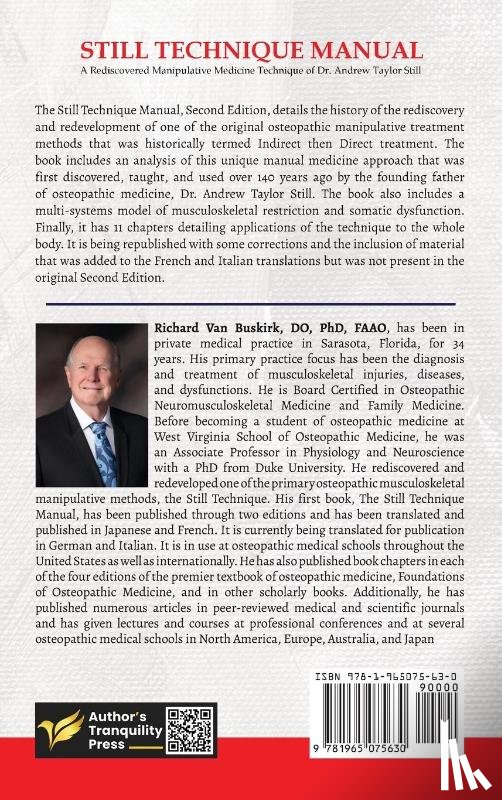 Buskirk DO, Richard L. van - Still Technique Manual