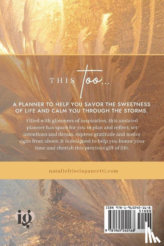 Friscia Pancetti, Natalie - This Too... Companion Planner