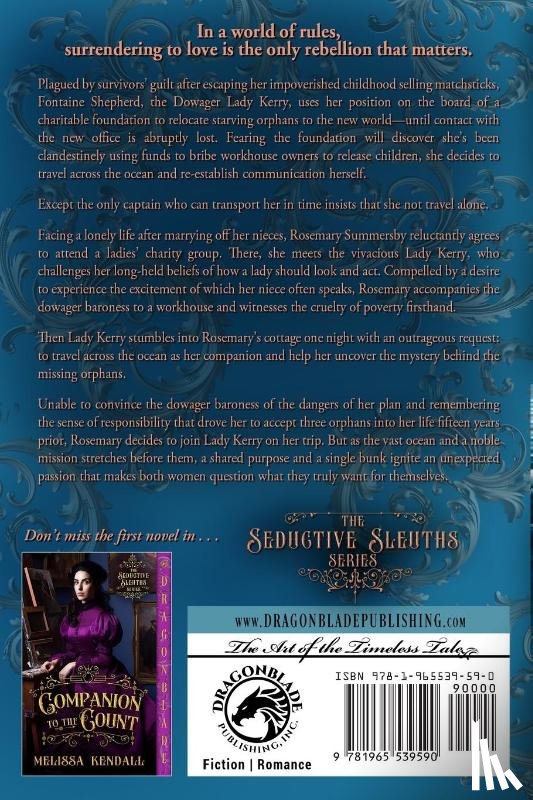 Kendall, Melissa - Benefactor to the Baroness