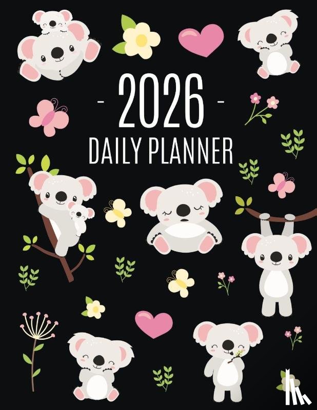 Press, Pimpom Pretty - Koala Planner 2026
