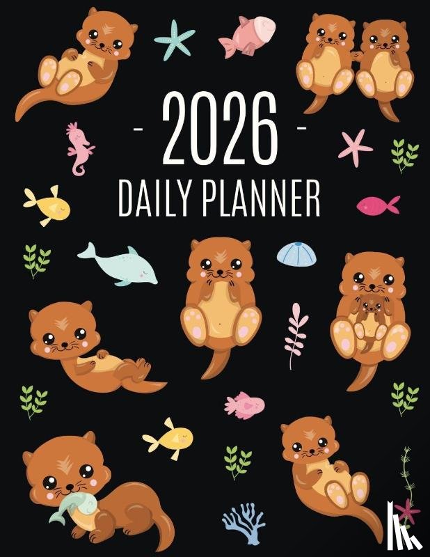 Press, Pimpom Pretty - Otter Planner 2026