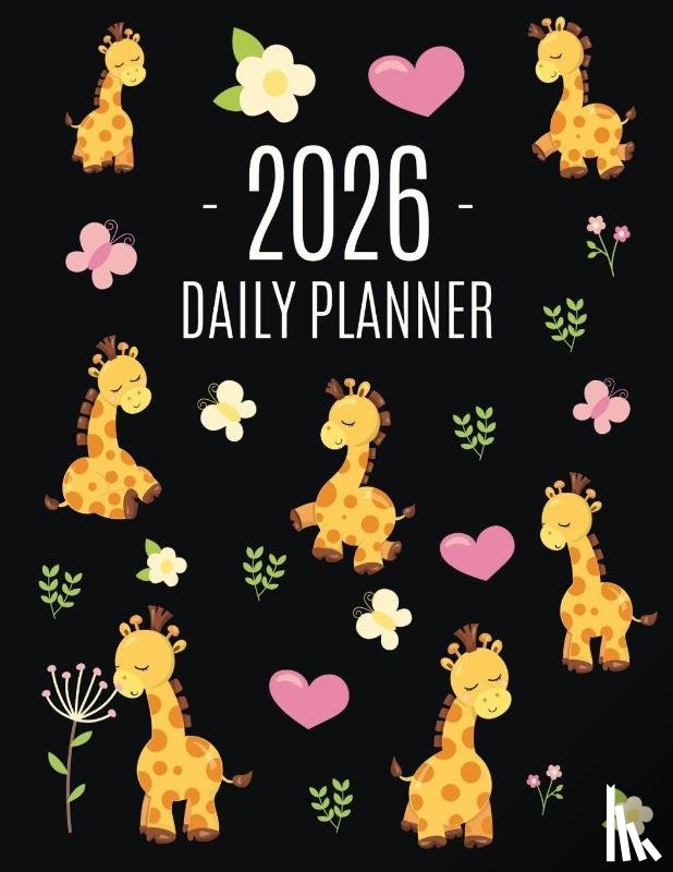 Press, Happy Oak Tree - Cute Giraffe Planner 2026