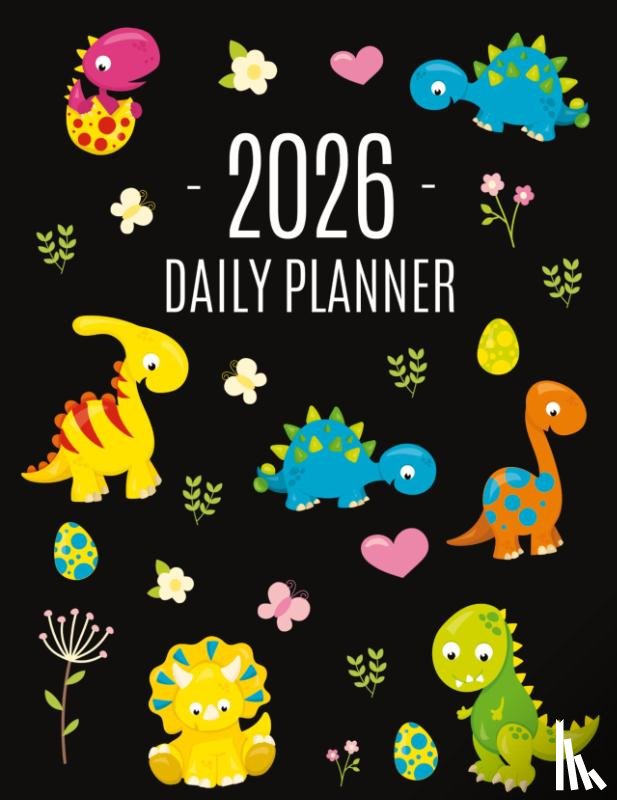 Press, Happy Oak Tree - Dinosaur Daily Planner 2026