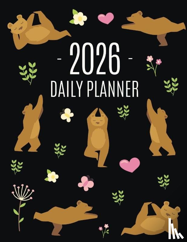 Press, Happy Oak Tree - Yoga Bear Planner 2026