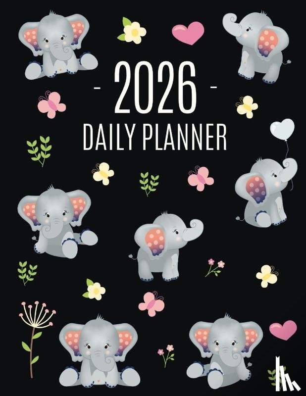Press, Happy Oak Tree - Baby Elephant Planner 2026