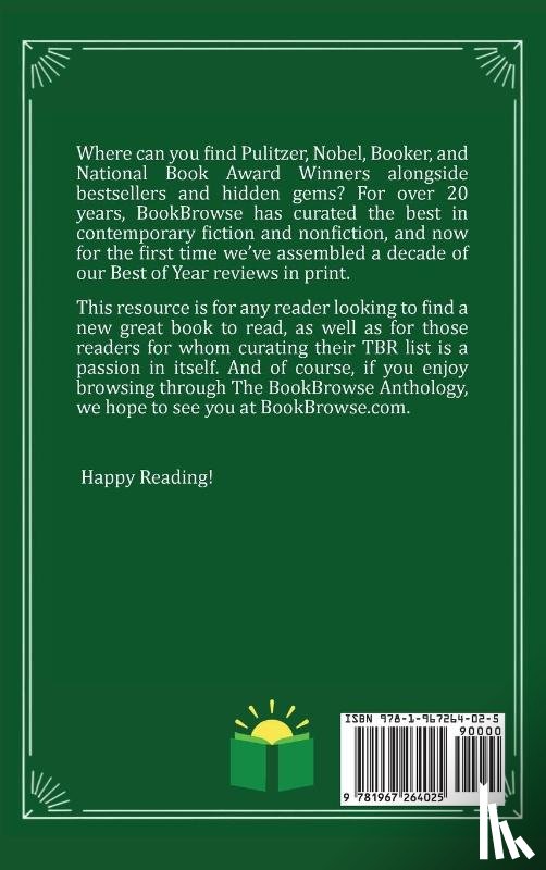 Bookbrowse - The BookBrowse Anthology