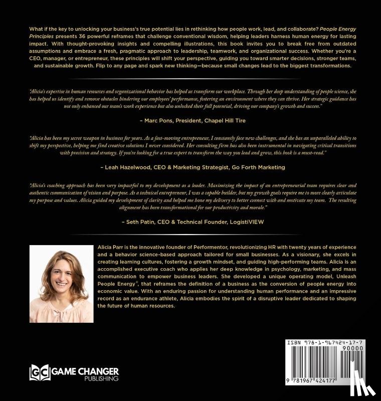 Parr, Alicia - PEOPLE ENERGY PRINCIPLES