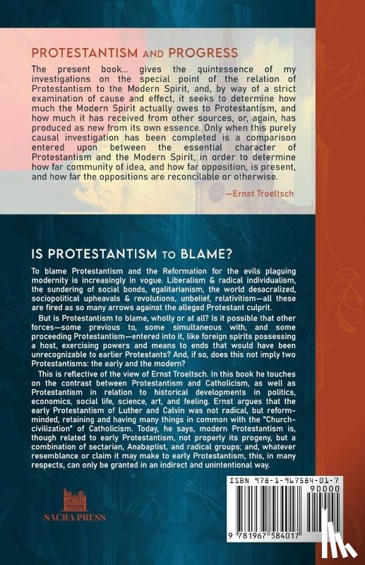 Troeltsch, Ernst - Protestantism and Progress