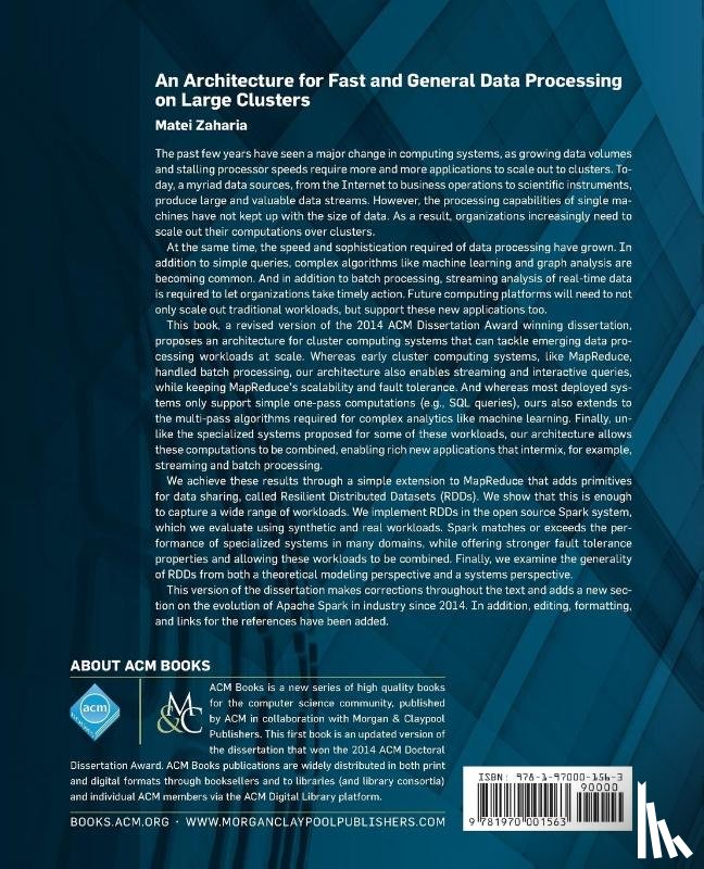 Zaharia, Matei - An Architecture for Fast and General Data Processing on Large Clusters