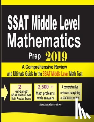 Nazari, Reza, Ross, Ava - SSAT Middle Level Mathematics Prep 2019