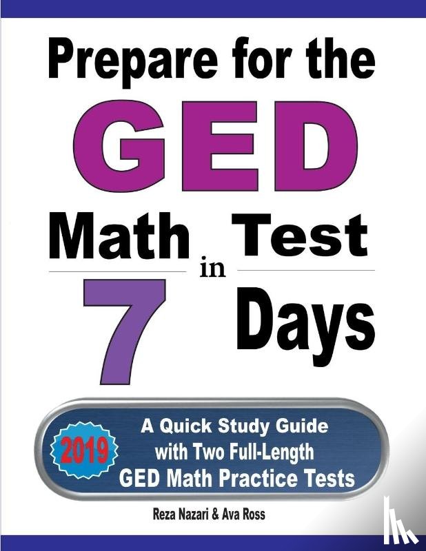 Nazari, Reza, Ross, Ava - Prepare for the GED Math Test in 7 Days