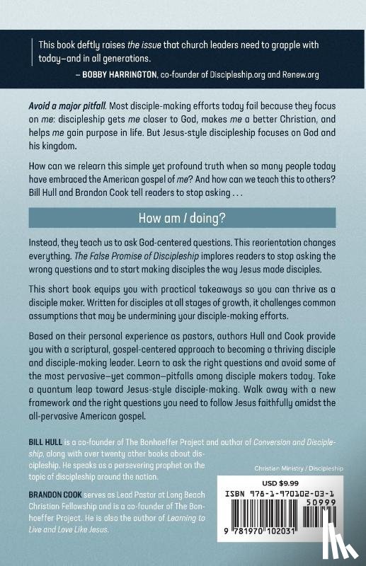 Hull, Bill, Cook, Brandon - The False Promise of Discipleship