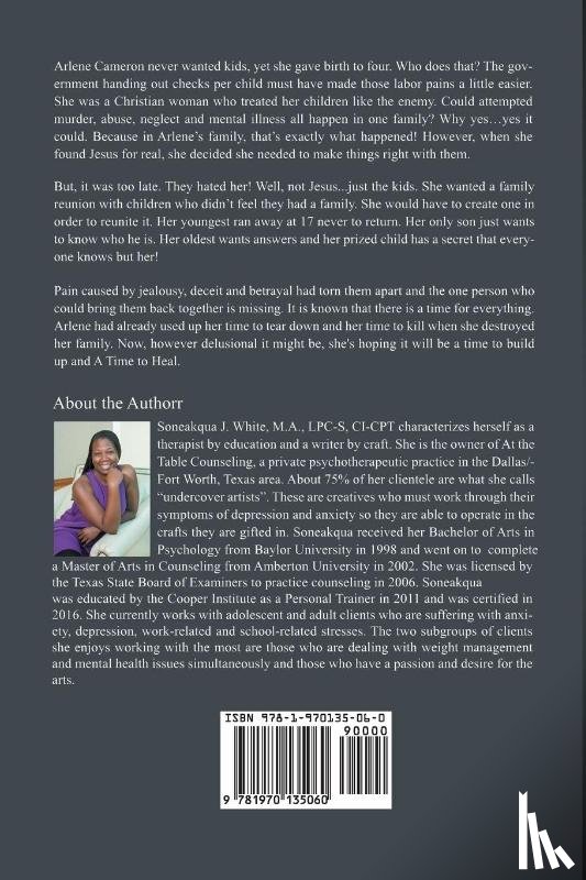 White, Soneakqua J - A Time to Heal