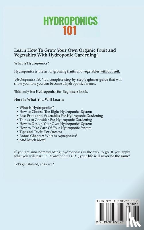 Rosenthal, Tommy - Hydroponics 101