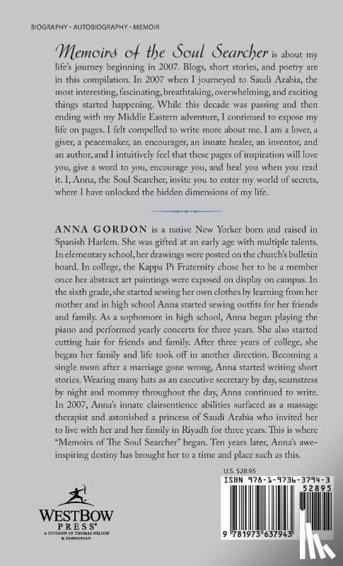 Gordon, Anna Elena - Memoirs of the Soul Searcher