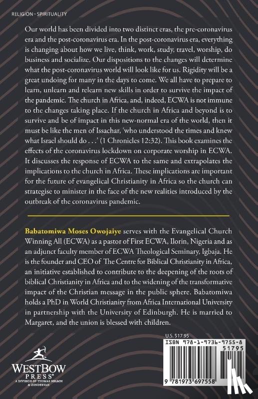 Owojaiye, Babatomiwa M - Evangelical Response to the Coronavirus Lockdown