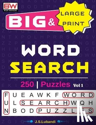 Lubandi, J. S. - BIG & Large Print WORD SEARCH Puzzles
