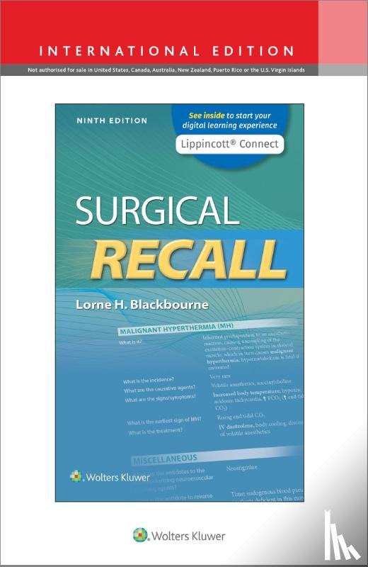 Blackbourne, Lorne - Surgical Recall