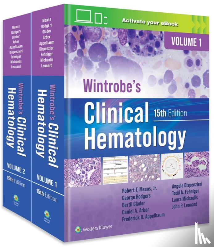 Means, Robert T., Arber, Daniel A., Glader, Bertil E., Appelbaum, Frederick R. - Wintrobe's Clinical Hematology: Print + eBook with Multimedia
