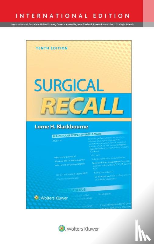 Blackbourne, Lorne - Surgical Recall