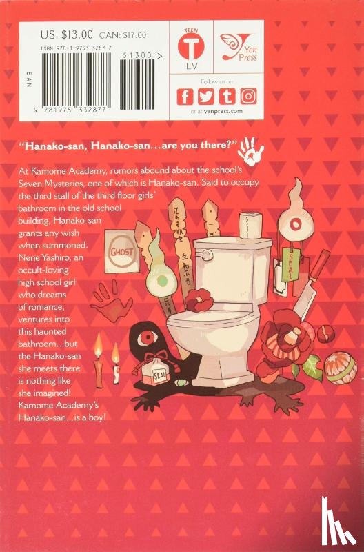 AidaIro, AidaIro, Nibley, Alethea, Nibley, Athena, Moriarty, James - Toilet-bound Hanako-kun, Vol. 1