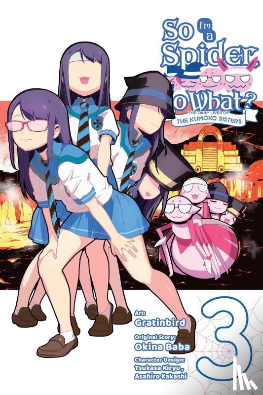 Kakashi, Asahiro, Gratinbird, Gratinbird, McKeon, Jenny, Baba, Okina - So I'm a Spider, So What? The Daily Lives of the Kumoko Sisters, Vol. 3