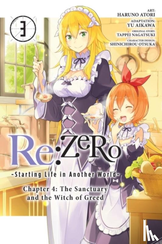 Atori, Haruno, Bourque, Jeremiah, Shinichirou, Otsuka, Gancio, Rochelle - Re:ZERO -Starting Life in Another World-, Chapter 4: The Sanctuary and the Witch of Greed, Vol. 3 (manga)