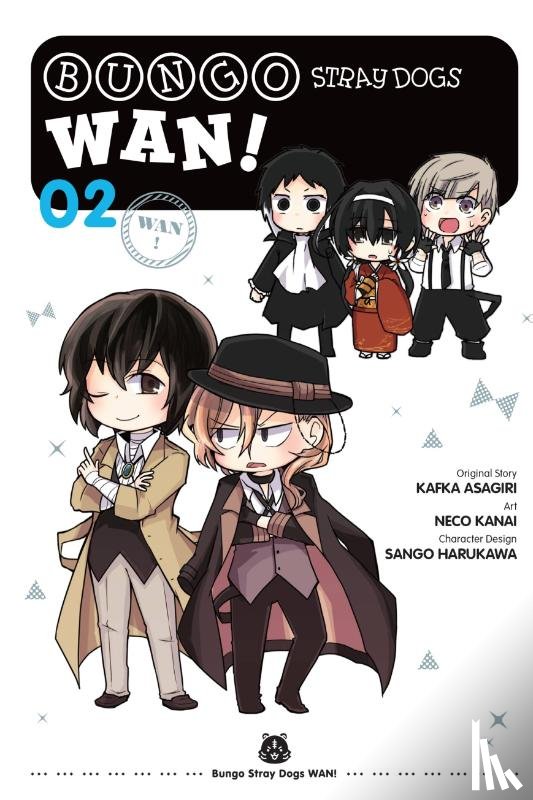 Pistillo, Bianca, Asagiri, Kafka, Gifford, Kevin, Kanai, Neco - Bungo Stray Dogs: Wan!, Vol. 2