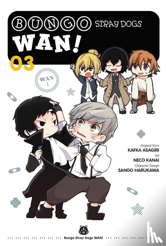 Asagiri, Kafka, Gifford, Kevin, Kanai, Neco, Harukawa, Sango - Bungo Stray Dogs: Wan!, Vol. 3