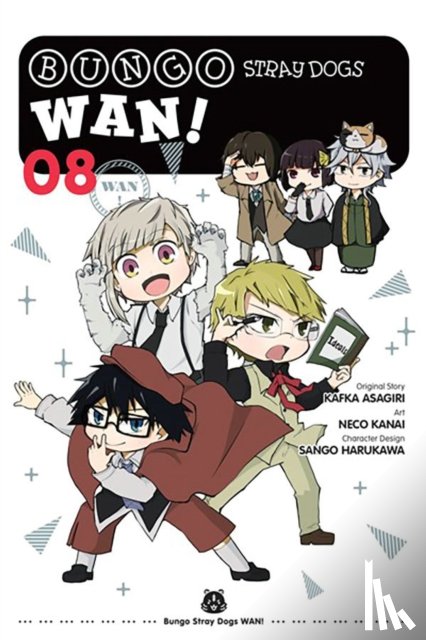 Asagiri, Kafka, Kanai, Neco, Harukawa, Sango - Bungo Stray Dogs: Wan!, Vol. 8