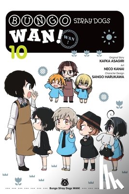 Asagiri, Kafka, Kanai, Neco, Harukawa, Sango - Bungo Stray Dogs: Wan!, Vol. 10