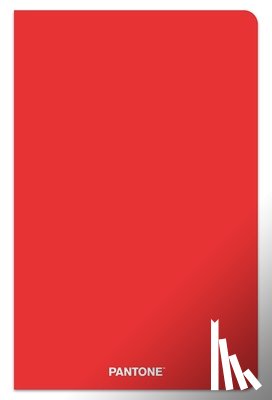 Browntrout - Pantone Official Red 5.25 X 8.25 Inch Lined Compact Journal Non-Dated