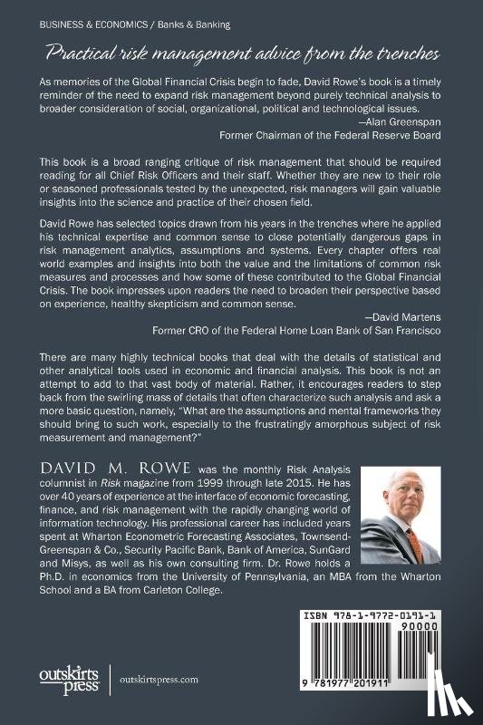 Rowe, David M - An Insider's Guide to Risk Management