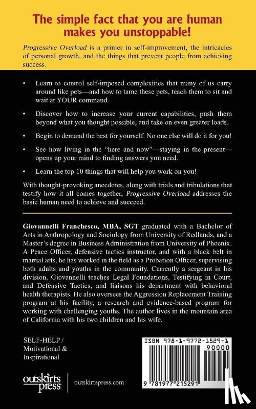 Franchesco, Mba Sgt - Progressive Overload