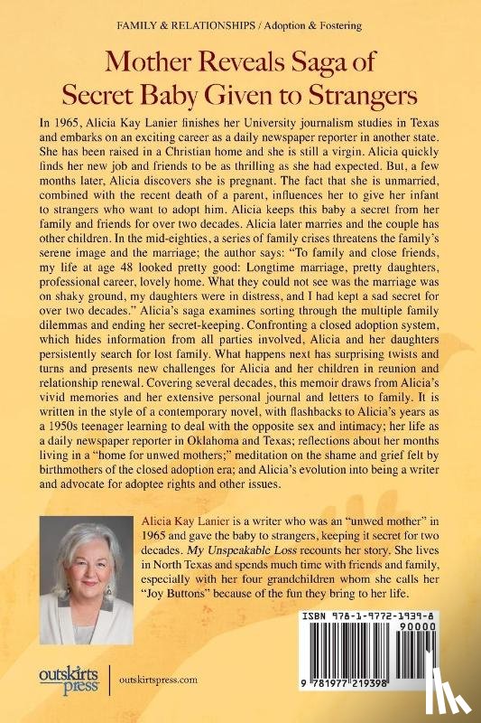 Lanier, Alicia Kay - My Unspeakable Loss