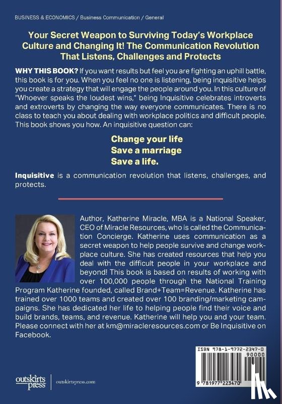 Miracle, M B a Katherine - Inquisitive Culture