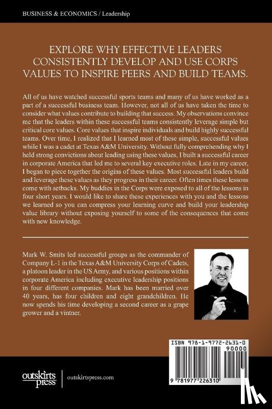 Smits, Mark W - Corps Values