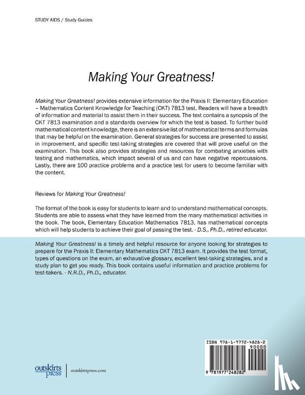 Davis, C E - Making Your Greatness! Strategies and Tools for Passing the Praxis II Elementary Education