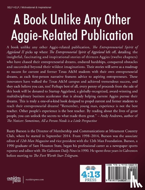 Burson, Rusty - The Entrepreneurial Spirit of Aggieland II