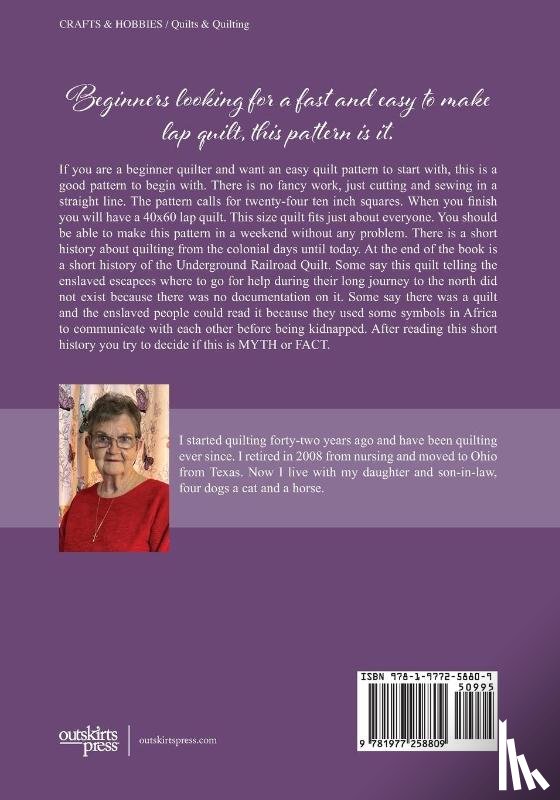 Davis, Janice Runquist - Simple Directions for Making A Lap Quilt With a Short History of Early Quilting