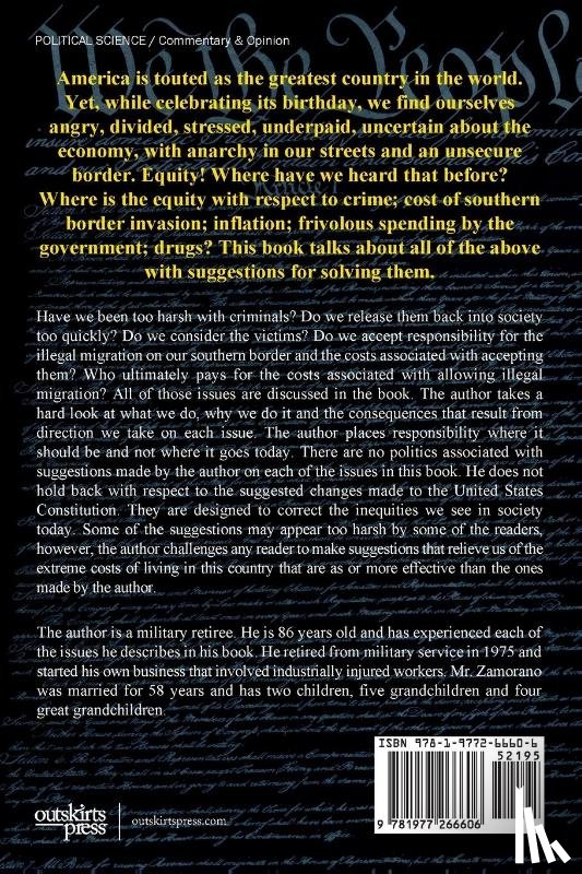 Zamorano, Carlos - The U.S. Constitution, Revisited and Revised