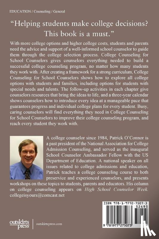 O'Connor, Patrick J. - College Counseling for School Counselors