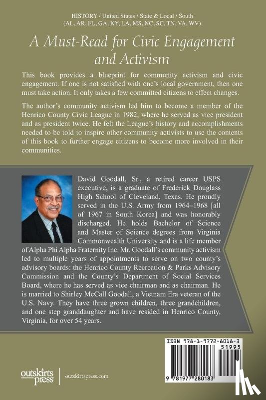Goodall Sr., David - A History of The Henrico County Virginia Civic League