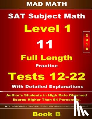 Su, John - 2018 SAT Subject Level 1 Book B Tests 12-22