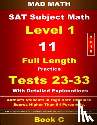 Su, John - 2018 SAT Subject Level 1 Book C Tests 23-33
