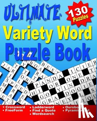 Productions, Razorsharp - Word Puzzle Book for Adults: Ultimate Word Puzzle Book for Adults and Teenagers (Word Search, Crossword, Ladder Word, Find a Quote, Ouroboros, Pyra